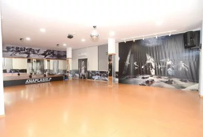 aerobics hall corner view