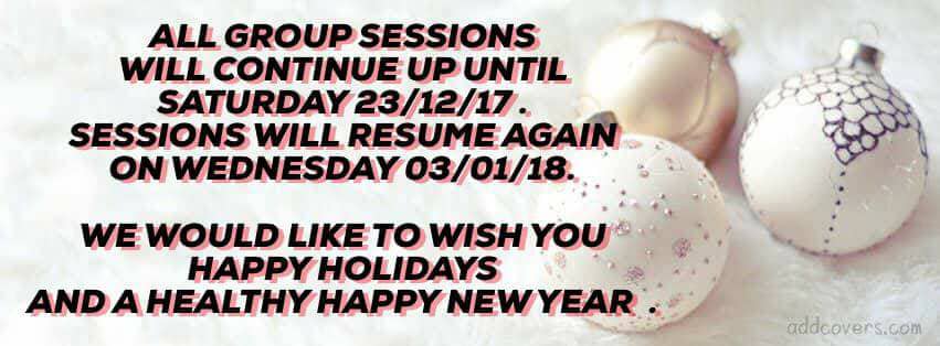 christmas 2017 group classes holidays