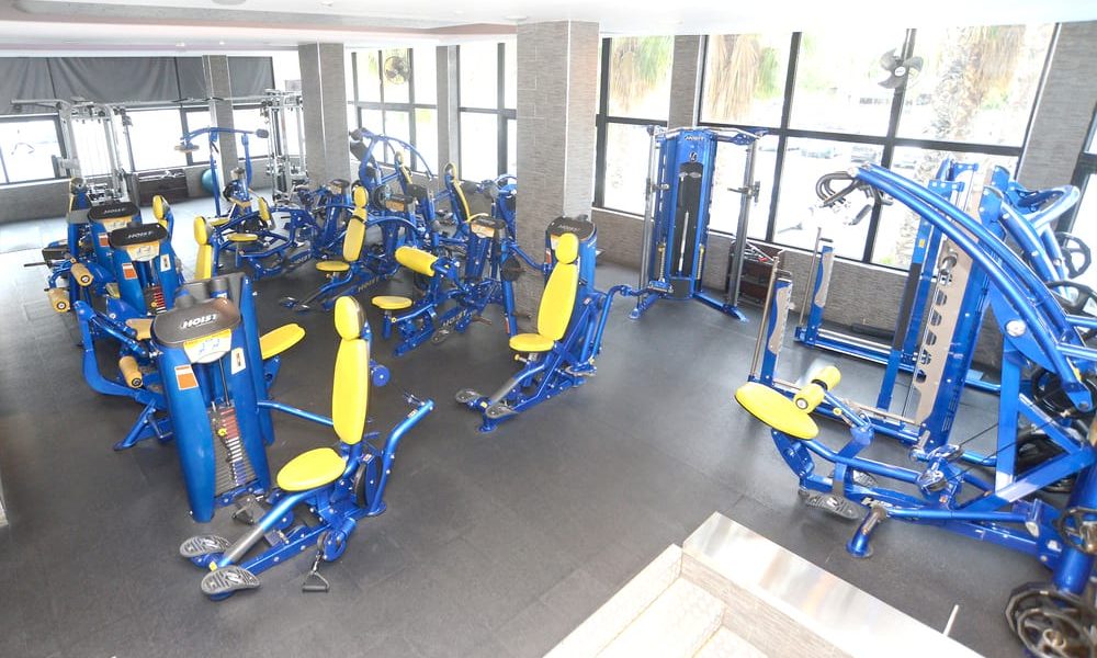 hoist gym fitness equipment upstairs view