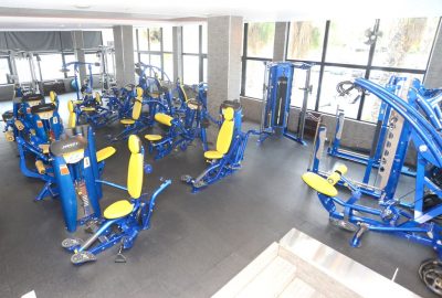 hoist gym fitness equipment upstairs view