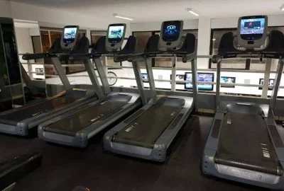 treadmills upstairs