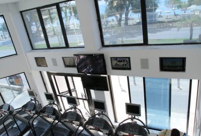 outside view from treadmills upstairs