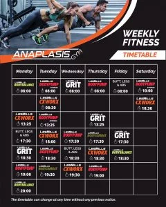 group classes timetable feb 2020
