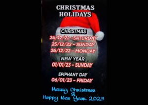 christmas new years holidays 2022