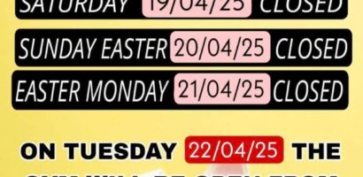 easter holidays 2025